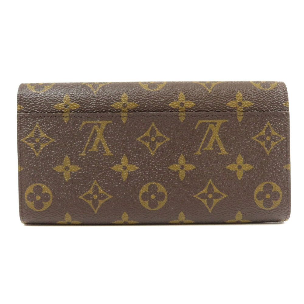 Louis Vuitton Long Monogram Wallet Portefeuille Canvas Sarah Brown